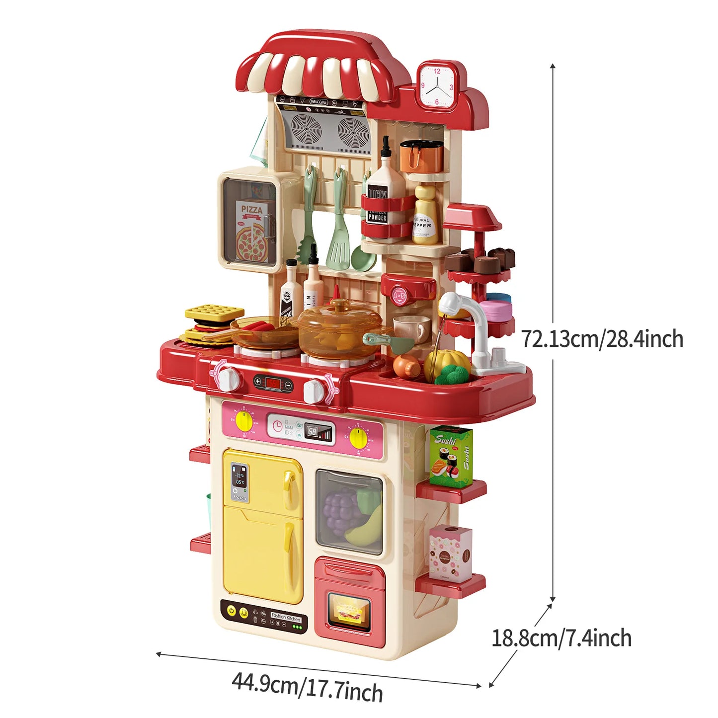 Jovow Kitchen Toys Set Unisex Ages 3 To 6 Assembly