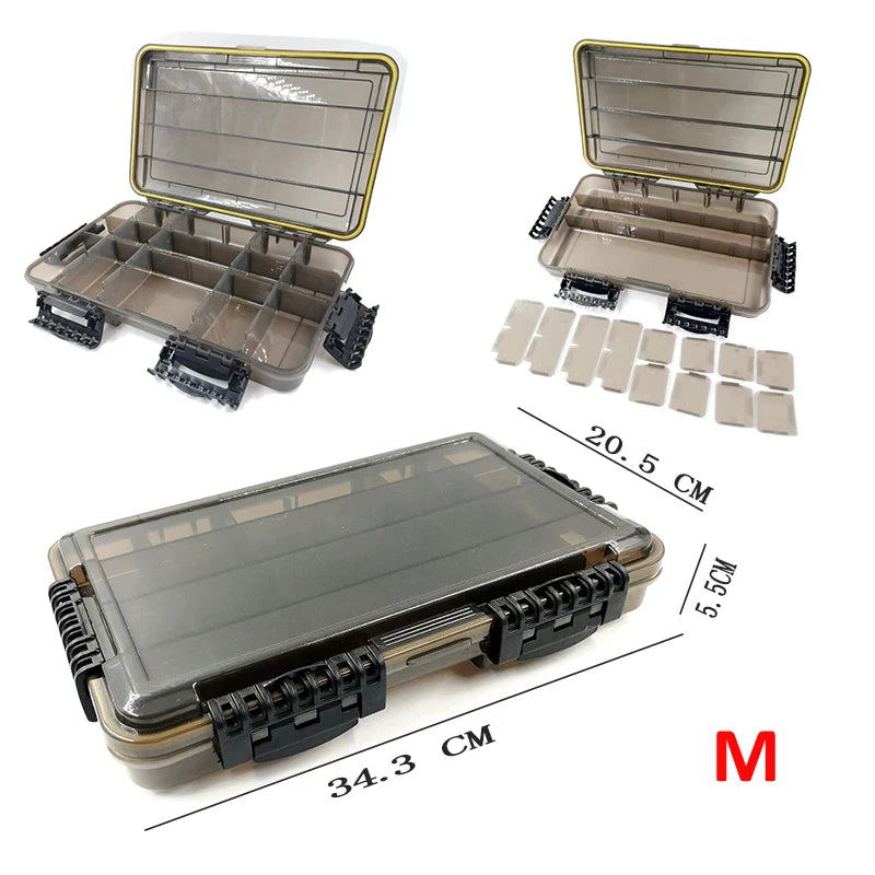 Waterproof Fishing Tackle Box For Lures And Bait Storage
