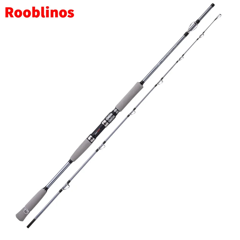 Rooblinos Raptor II Boat Fishing Rod Casting Spinning Rod Saltwater Two Section