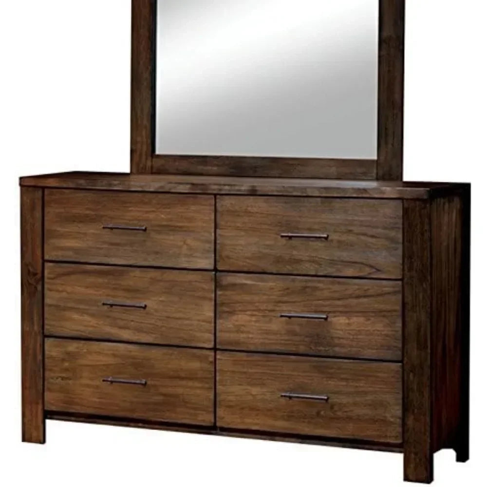 Traditional Oak Six Piece Bedroom Set