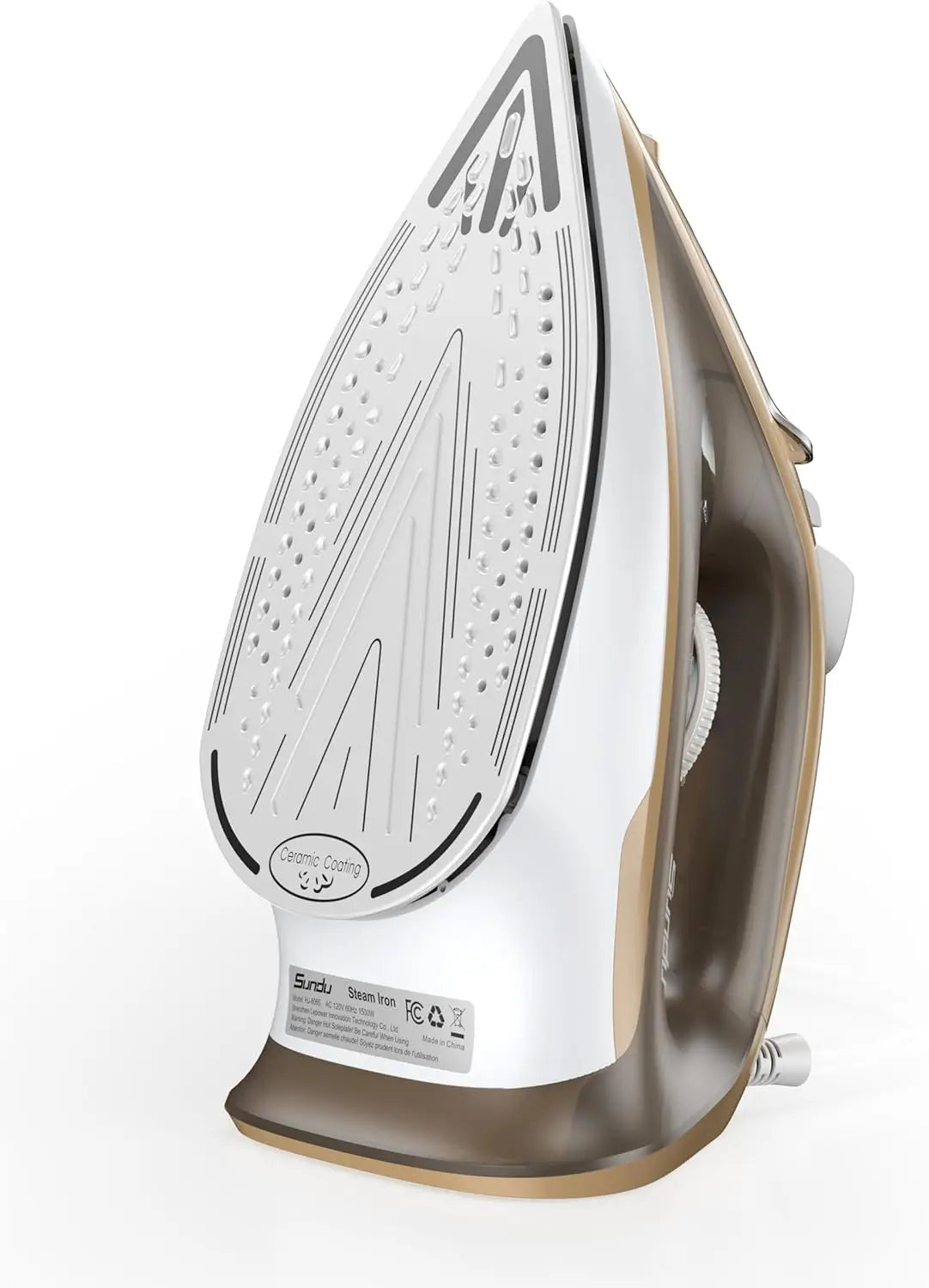 XMSJ Steam Iron With Ceramic Soleplate 1500W Auto Off