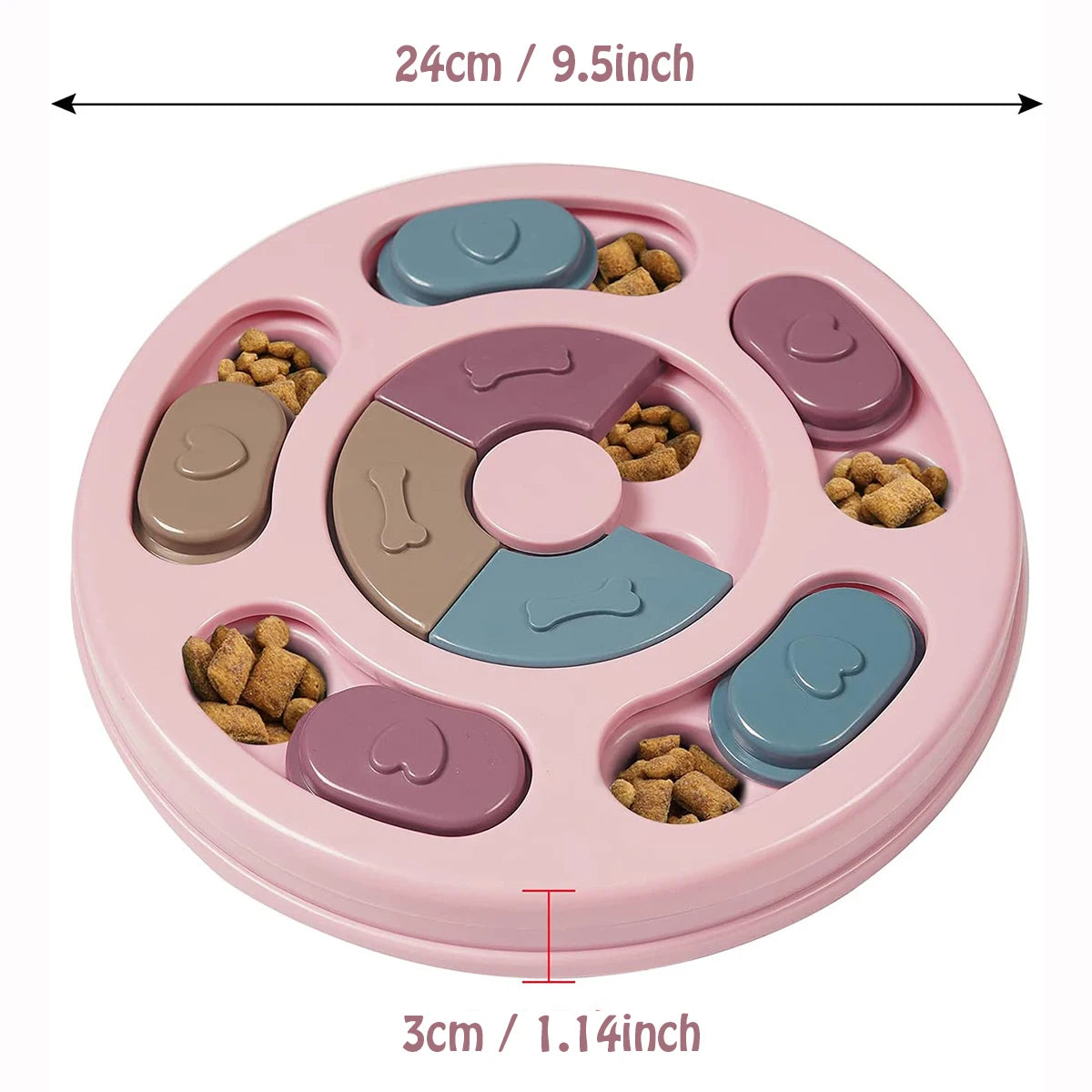 Dog Slow Feeder Toy For Training And Educational Stimulation