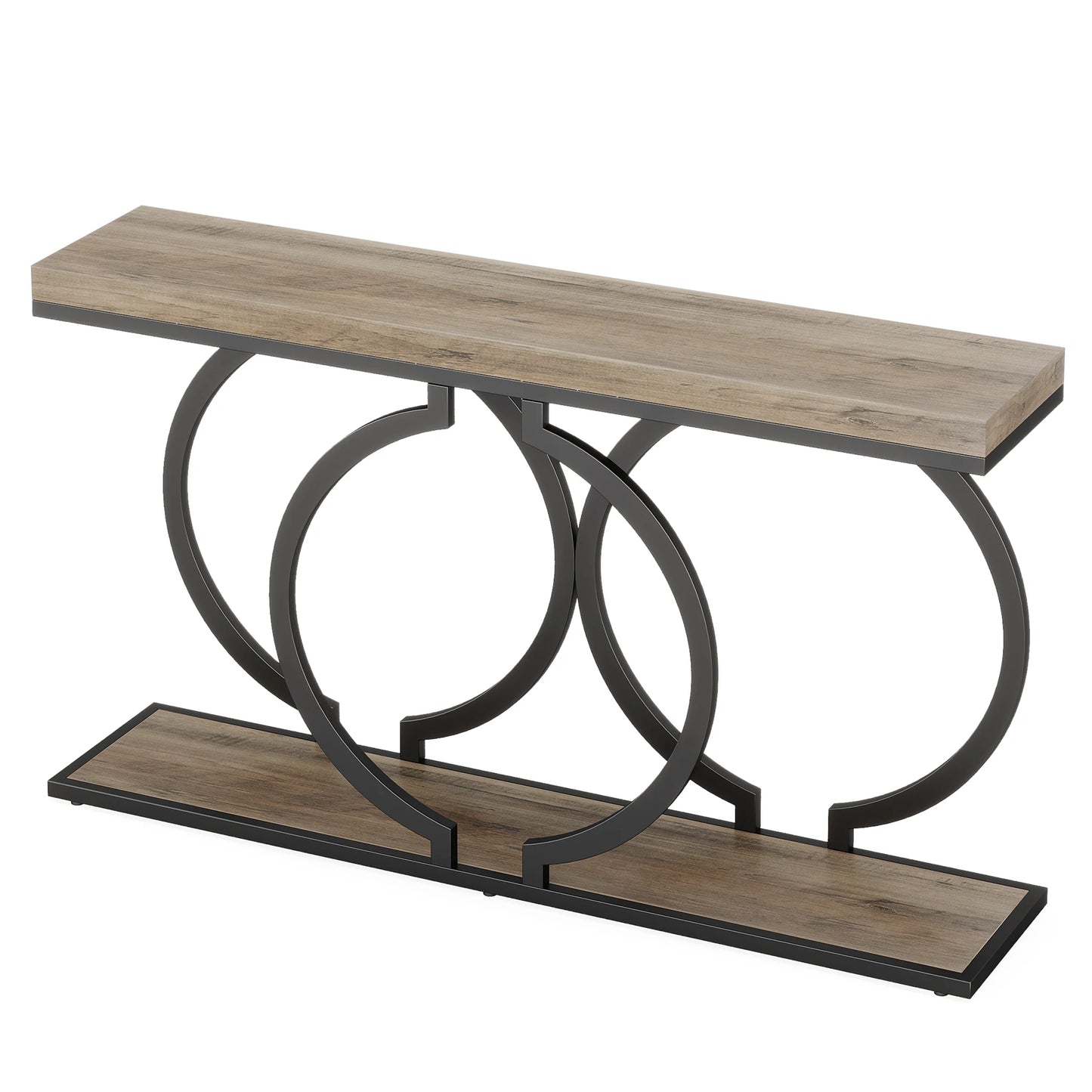 Tribesigns Console Table Faux Marble Modern Entryway Sofa Table