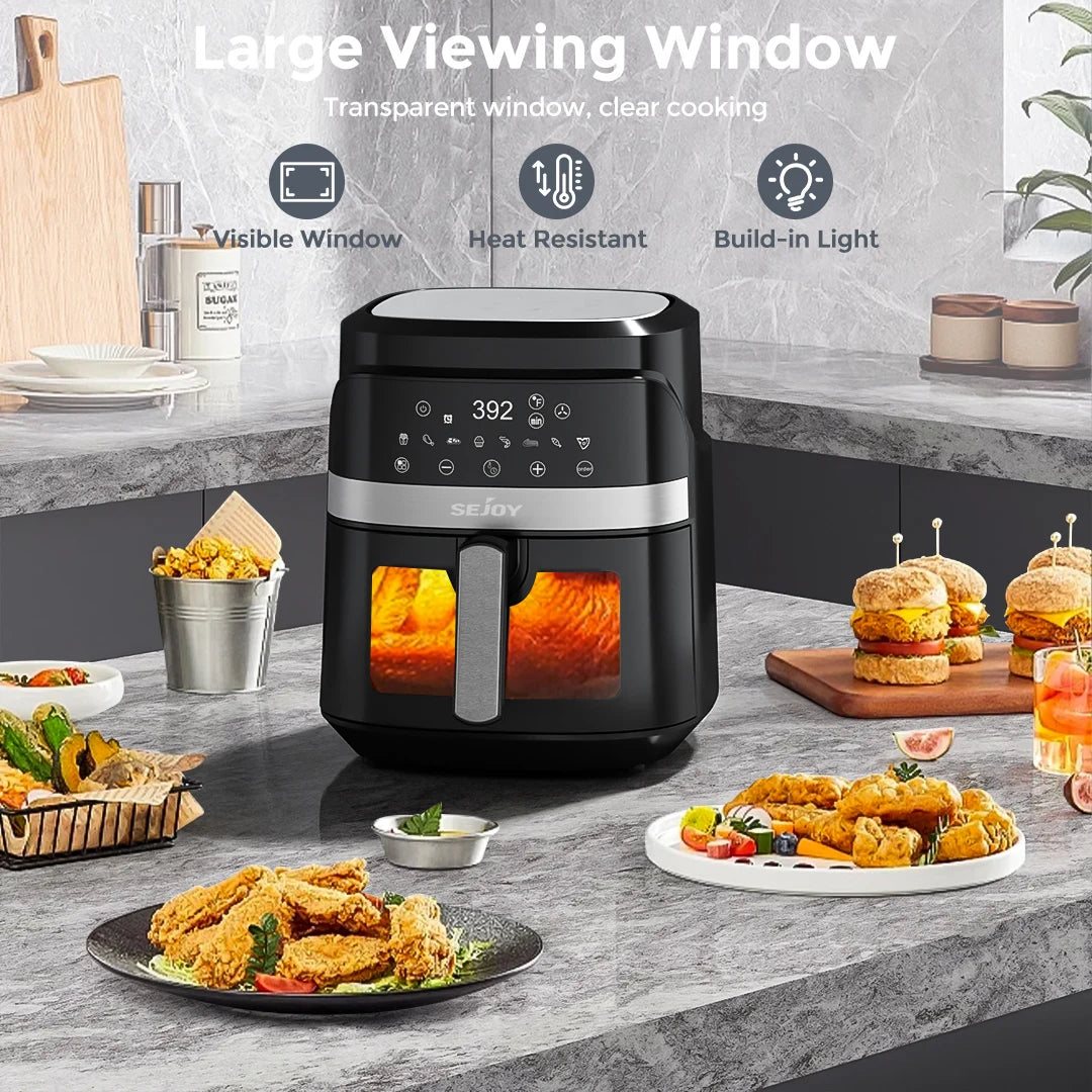 Sejoy 8 In 1 Air Fryer Oven Oilless Cooker