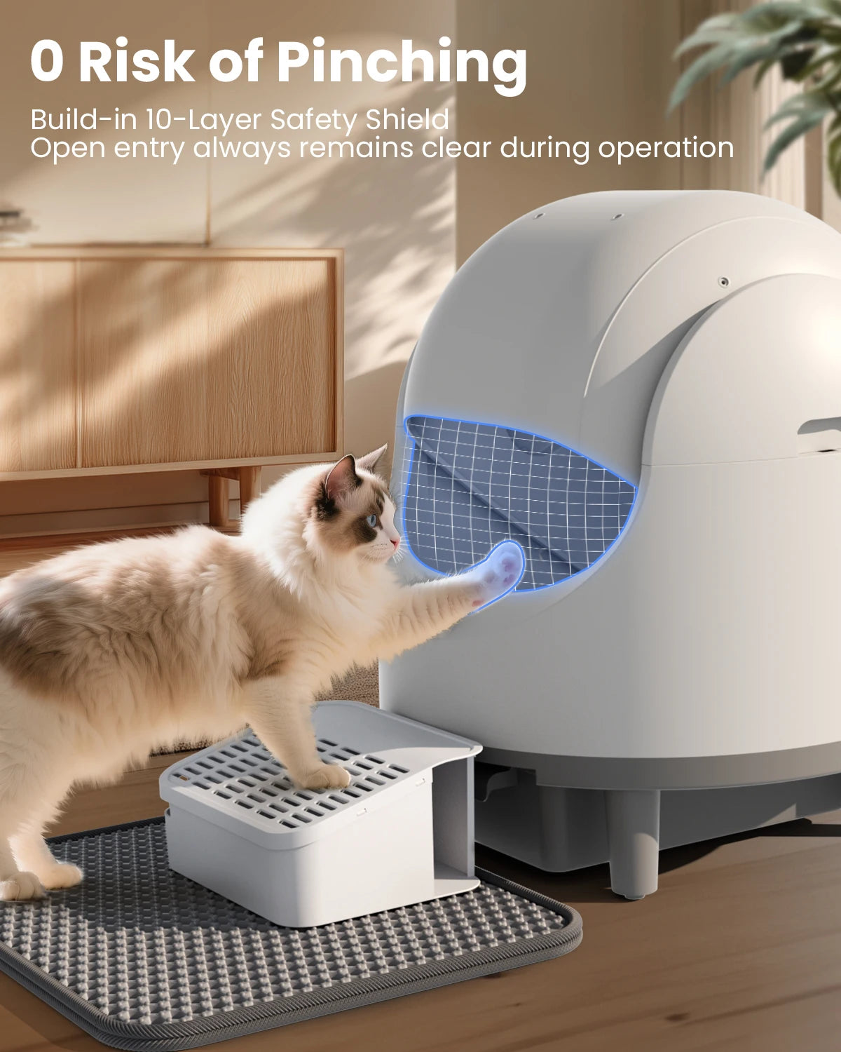 cityflee Automatic Self Cleaning Cat Litter Box With App Control