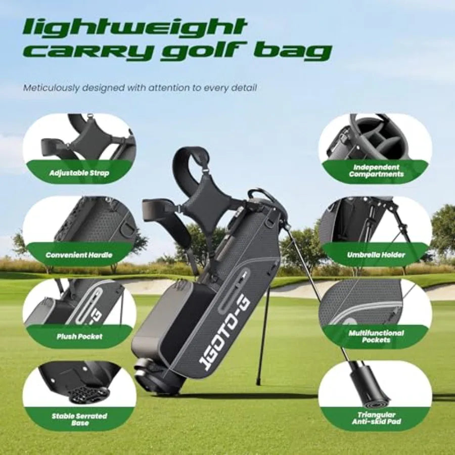 Golf Club Set For Men And Women With Stand Bag Driver Hybrid