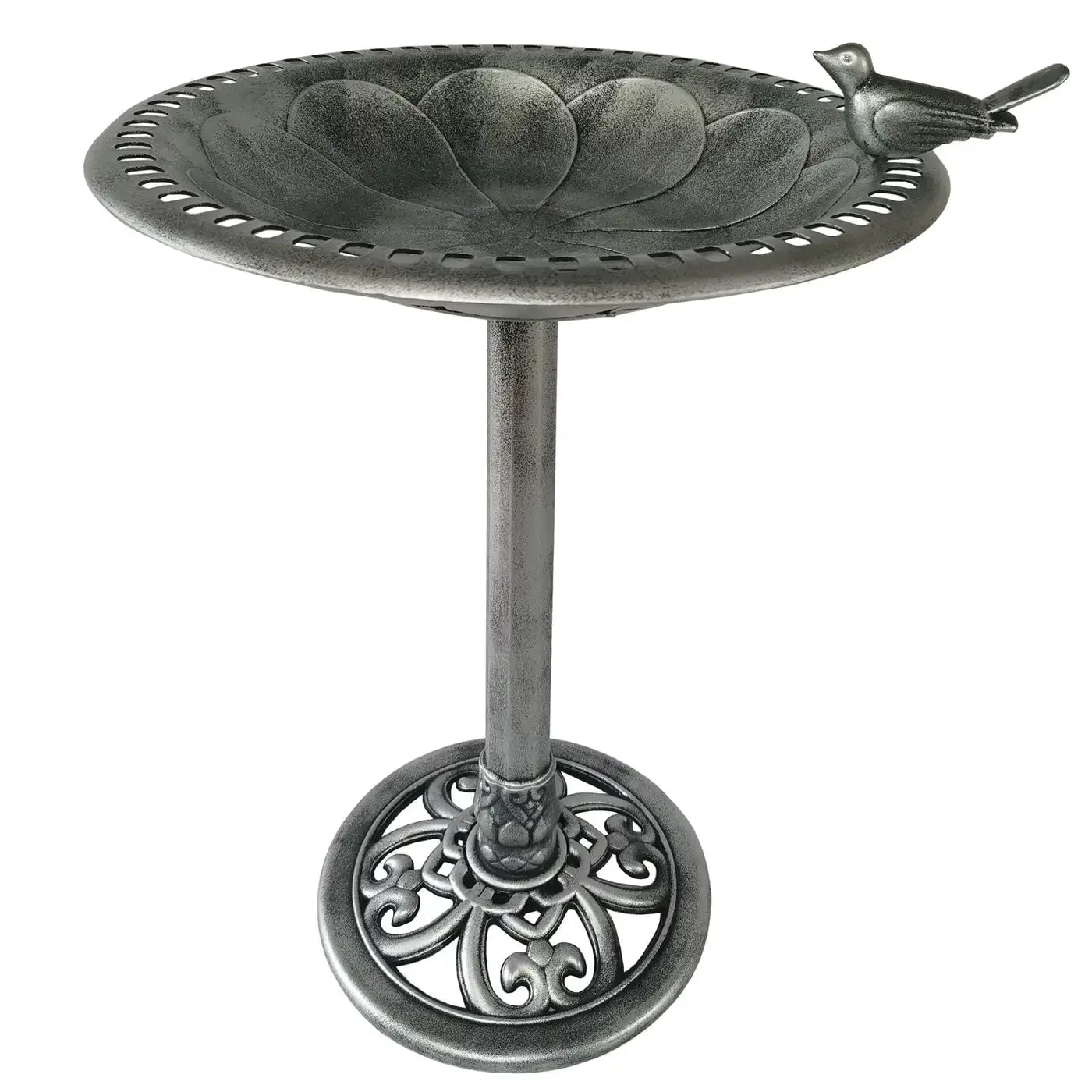 Lightweight Polyresin Outdoor Garden Bird Bath For Birds
