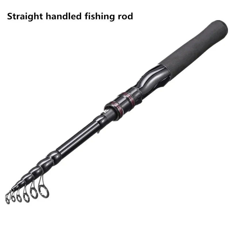 SHIQIAN Telescopic Carbon Fishing Rod With High Strength Line