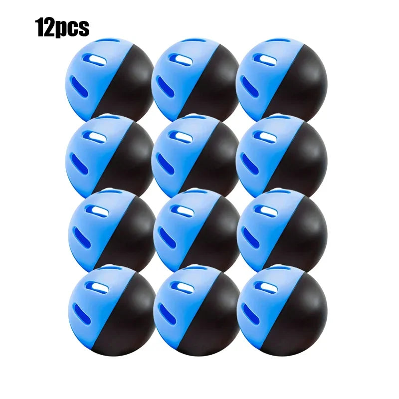12 Pack Perforated EVA Baseball Practice Balls For Outdoor Training