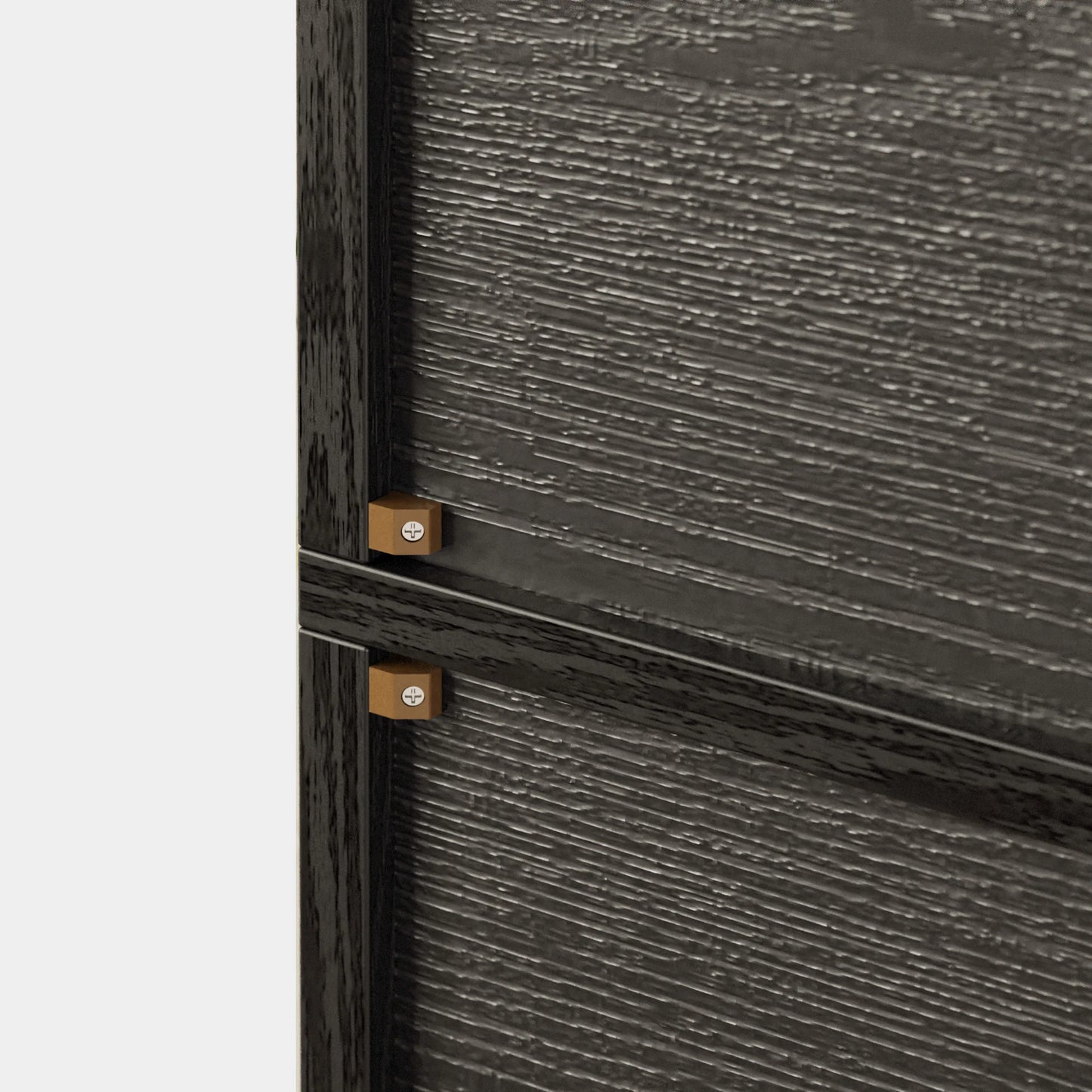 Industrial Bookshelves With Doors Floor Standing Six Shelf