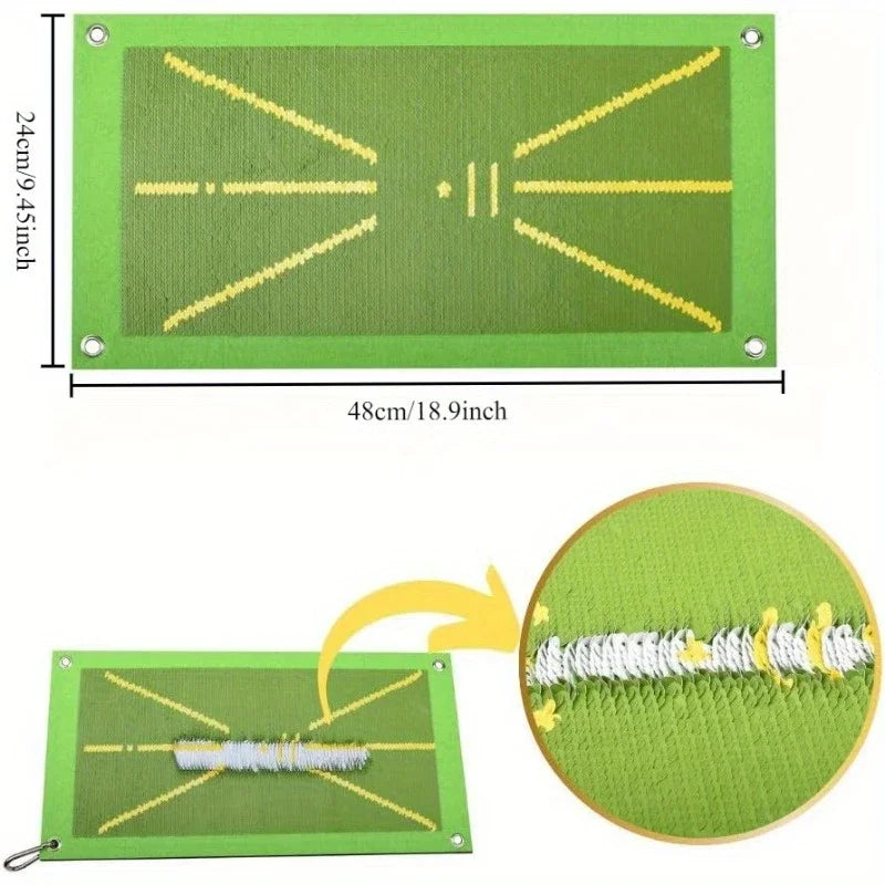 Professional Golf Swing Training Pad With Nonwoven Fabric For Unisex