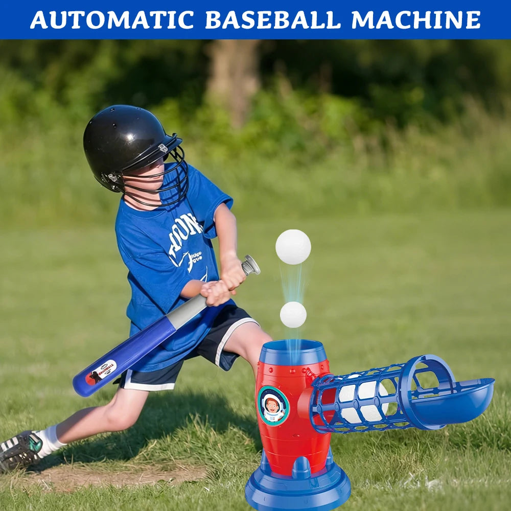 Baseball Pitching Machine for Kids Outdoor Toy Set