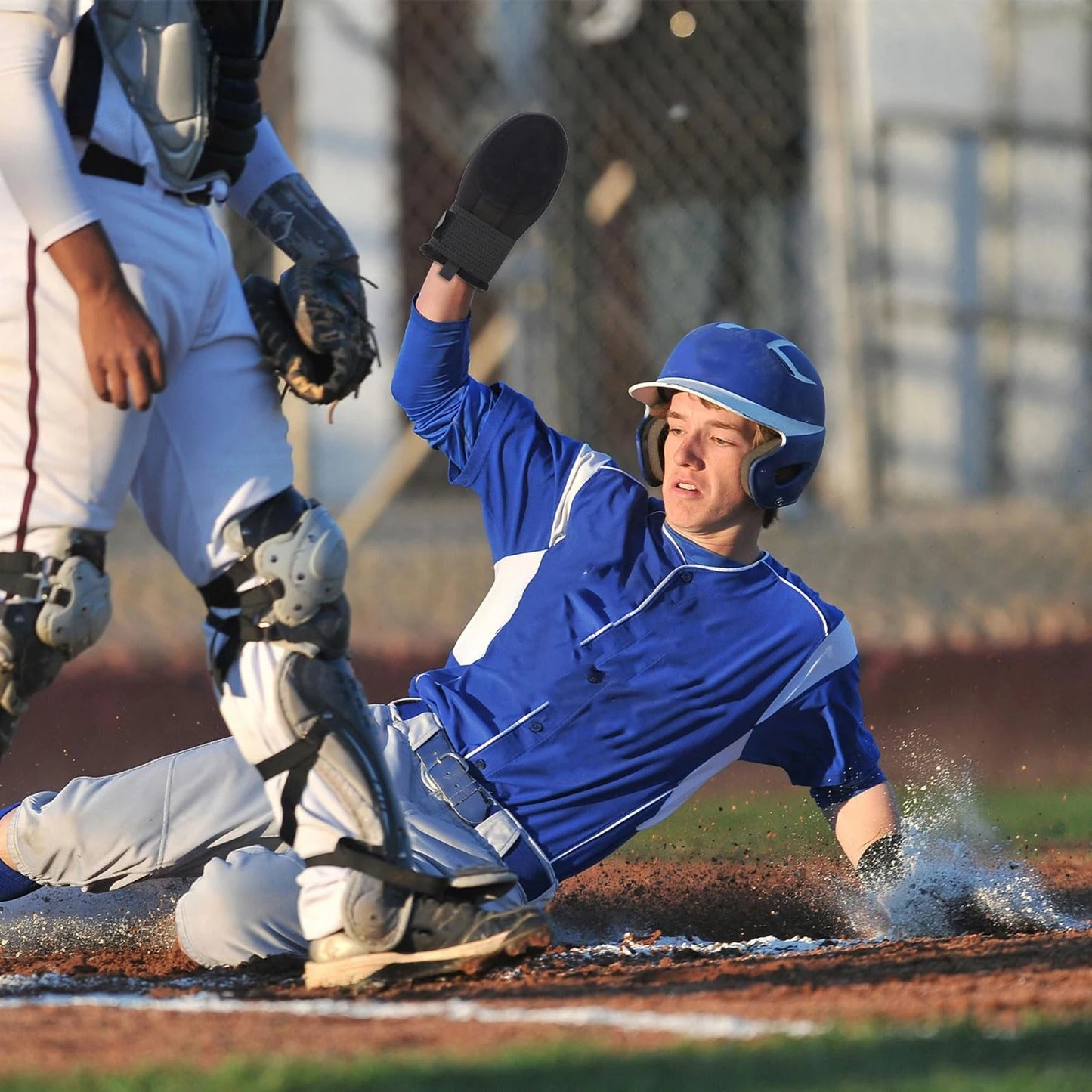 Baseball Sliding Mitt For Base Running Universal Left Right Hand Breathable