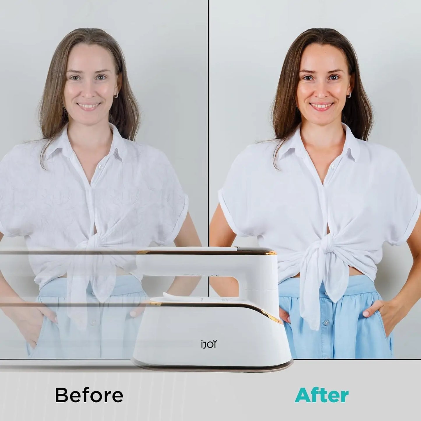 XMSJ Travel Steamer Iron 1200W With 4 Modes LCD Display