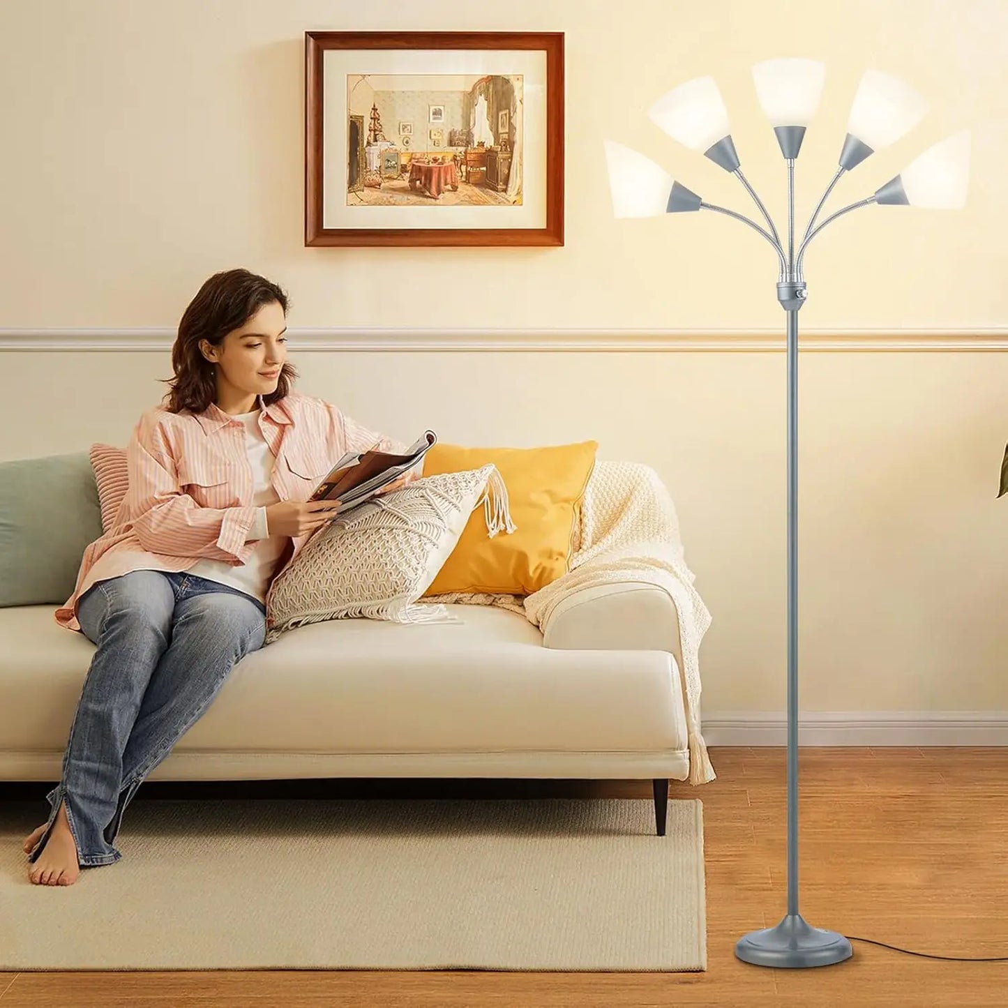 XMSJ Medusa 5-Head Adjustable Floor Lamp