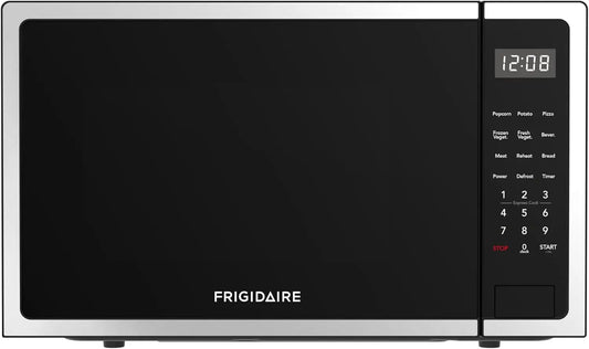 XMSJ Stainless Steel Microwave Oven 1.5 Cu Ft Programmable