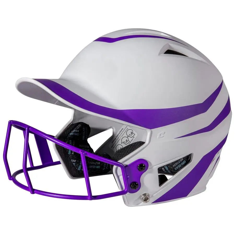 XMSJ Rise Legend 2Tone Matte Fastpitch Batting Helmet