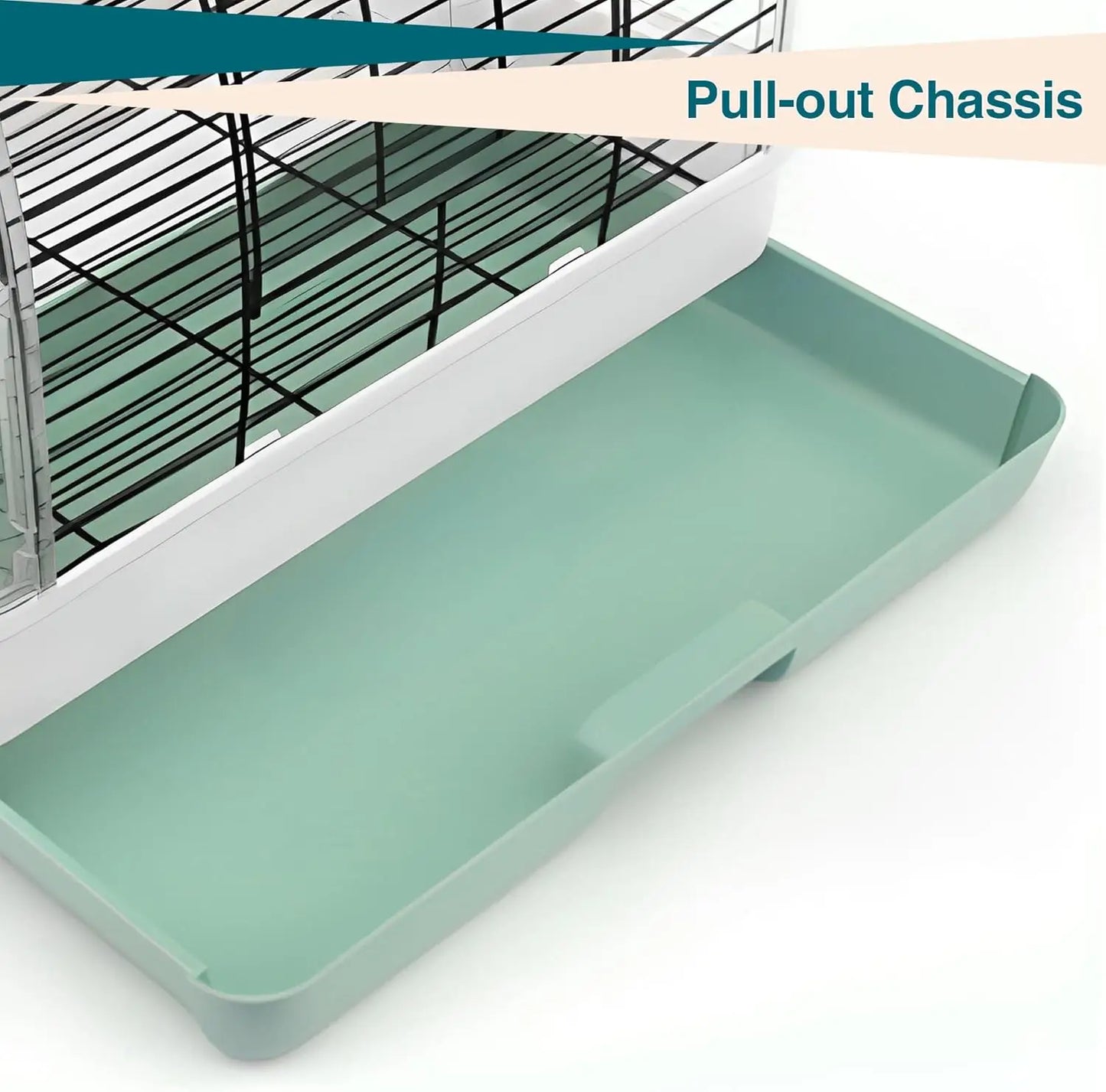 HiMISSCN Portable Bird Cage Carrier Travel Parrot Cage With 2 Perches