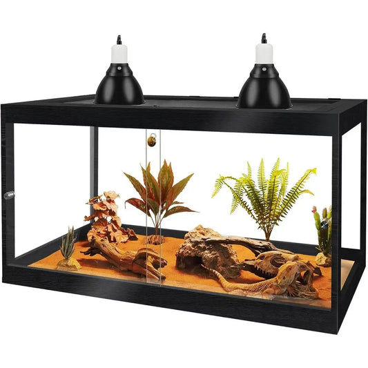 Bearded Dragon Enclosure With Mesh Roof And Sliding Door