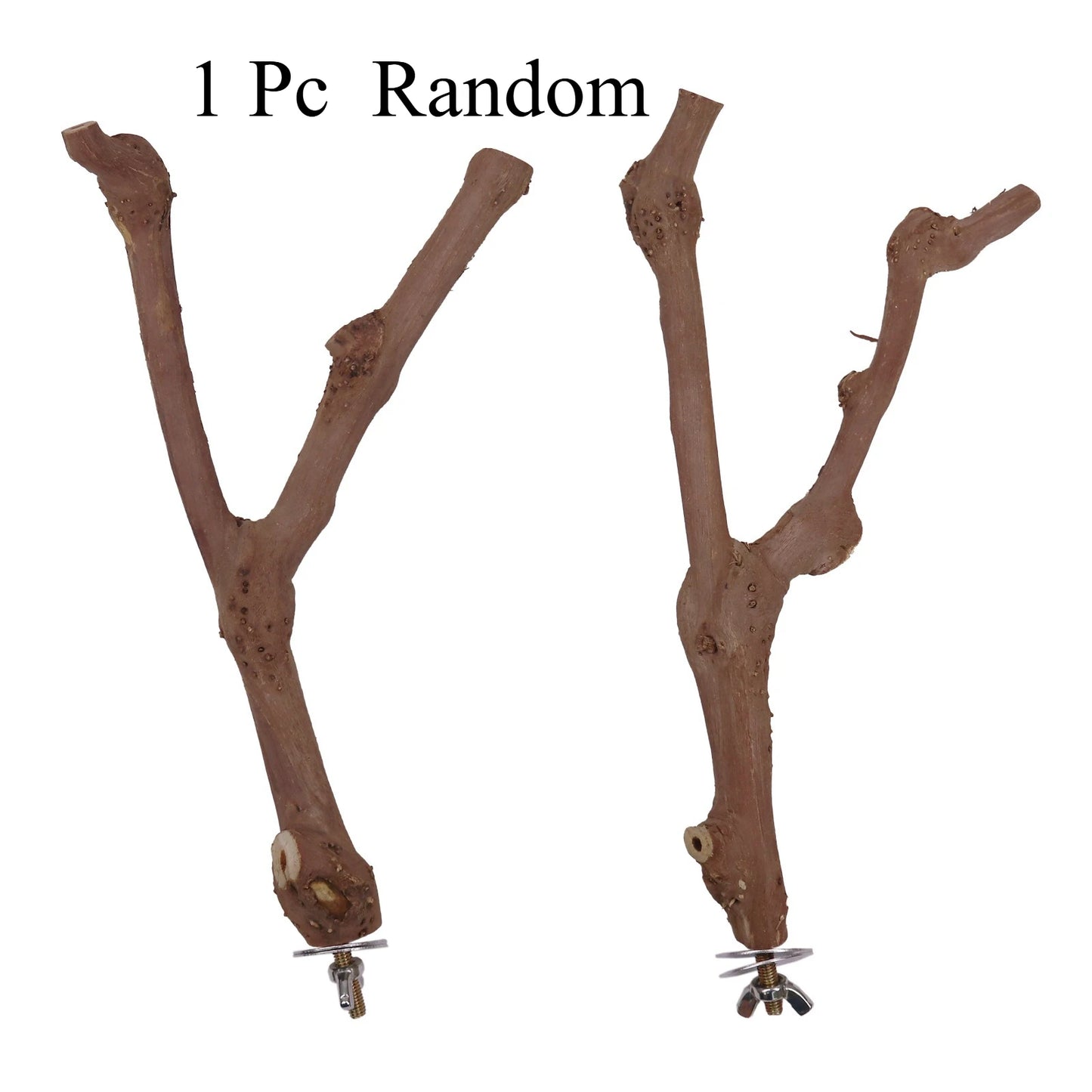 Wild Grape Wood Bird Standing Stick For Parrots Cockatiels Parakeets