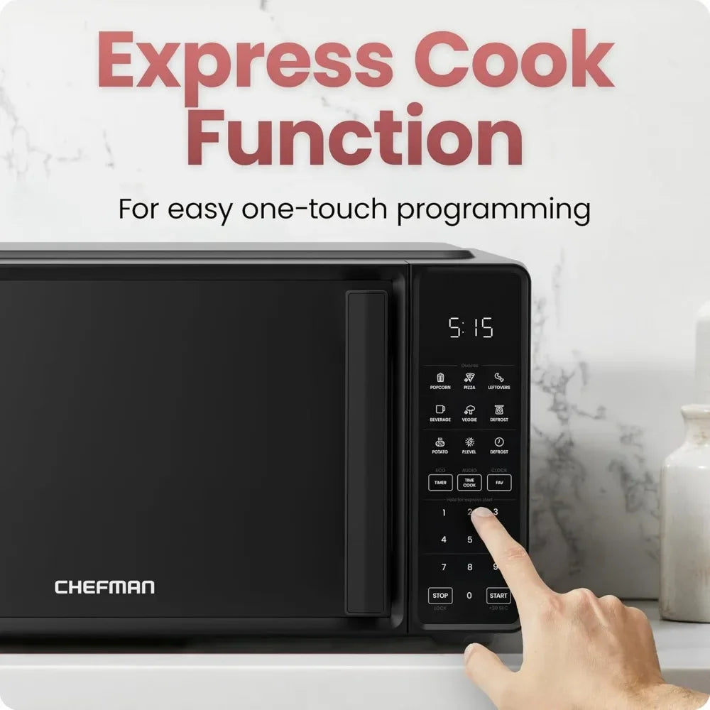 Chefman Countertop Microwave Oven 700 Watts With 10 Power Levels