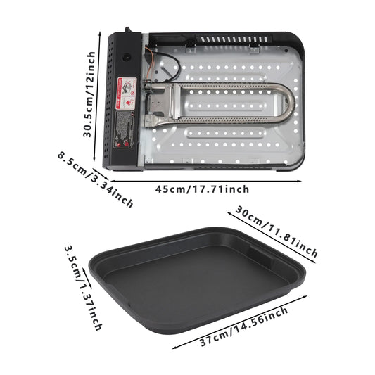 Portable Butane Gas Grill Stove For Outdoor Camping BBQ