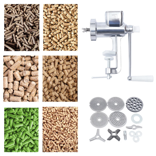 Manual Stainless Steel Bird Food Pellet Maker Pelleting Machine