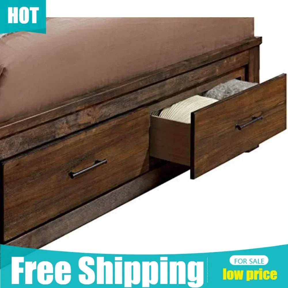 Traditional Oak Six Piece Bedroom Set