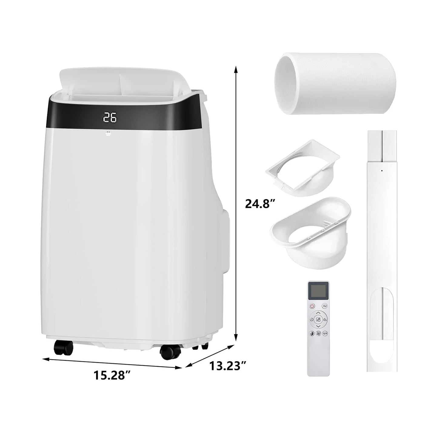 Acekool 10000 BTU Portable Air Conditioner 3 in 1 Remote