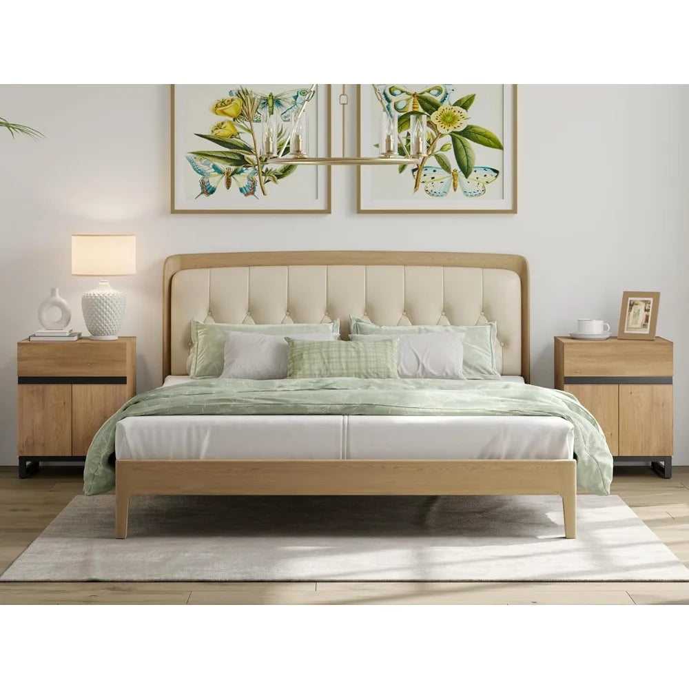 MKDK Dresser And Nightstand Set 3-Piece Modern Bedroom Furniture