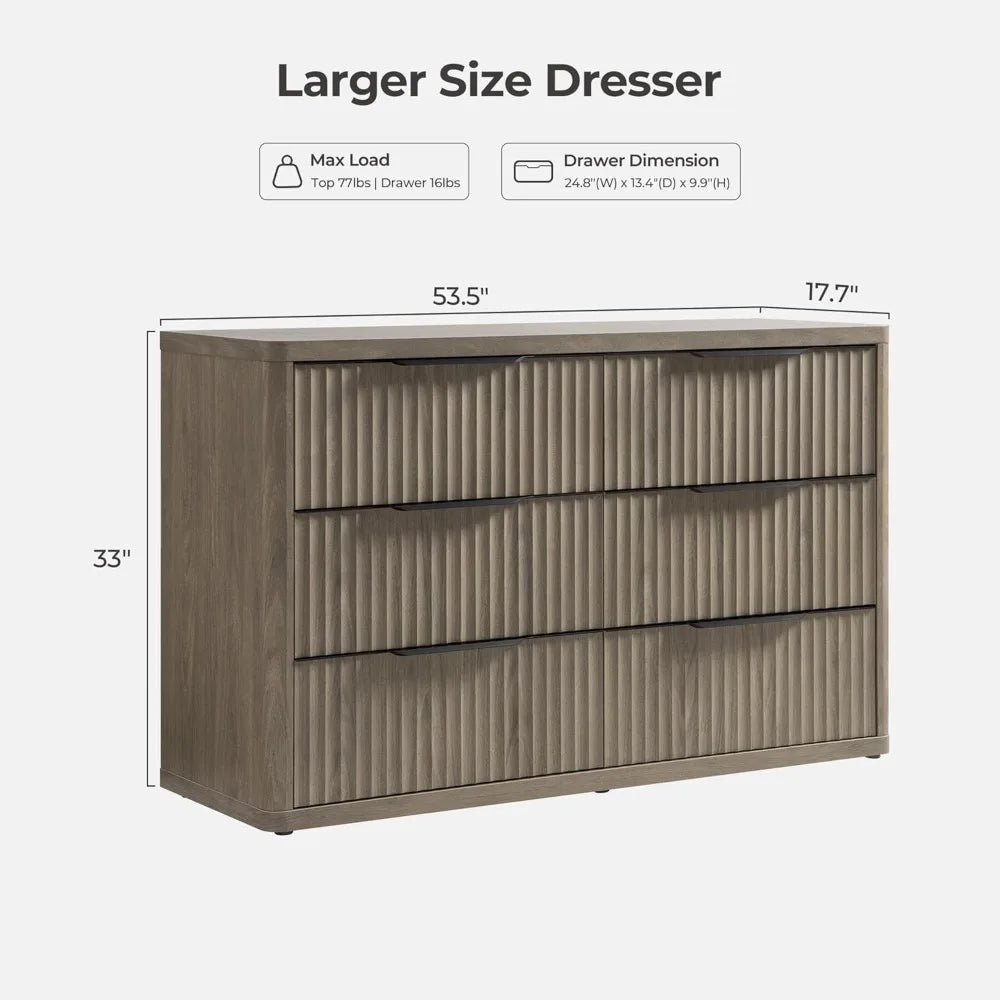 6 Drawer Dresser For Bedroom