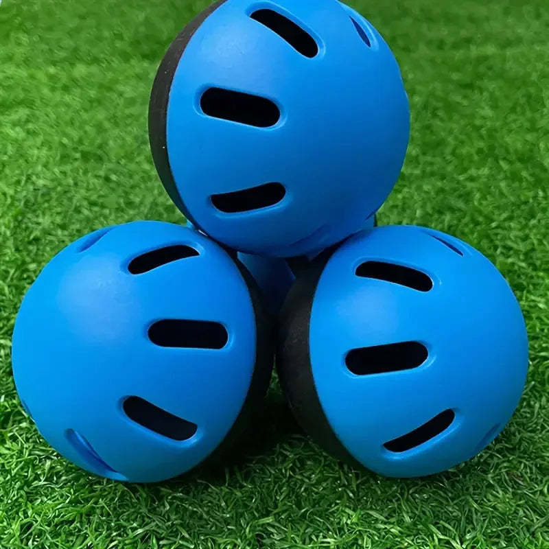 12 Pack Perforated EVA Baseball Practice Balls For Outdoor Training