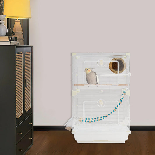 Freestanding Iron Bird Cage House for Living Rooms Balconies