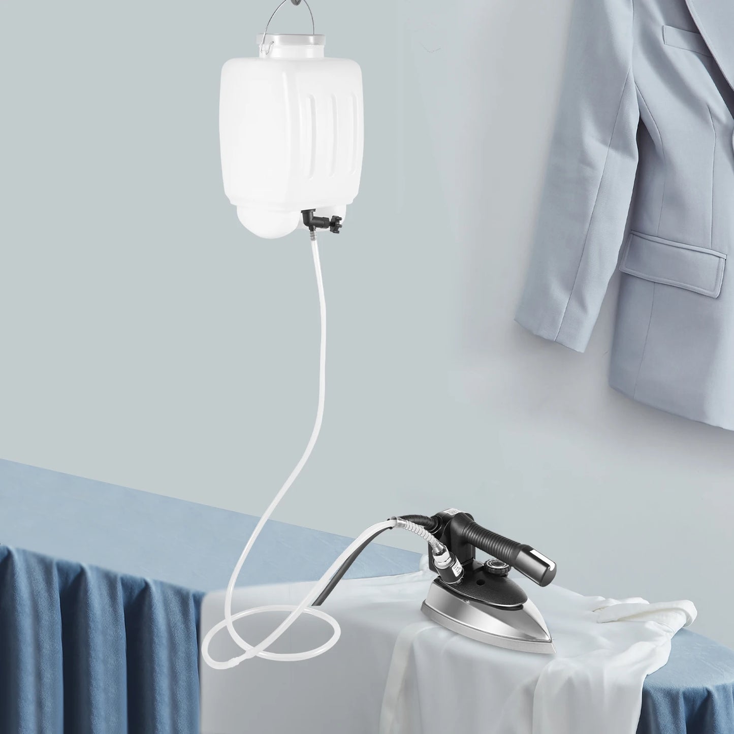 Industrial Electric Steam Iron 1200W With Titanium Plated Soleplate