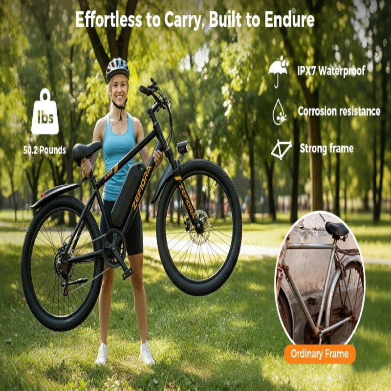 Zefiora M10 Mountain Ebike 48V 1000W Brushless Motor