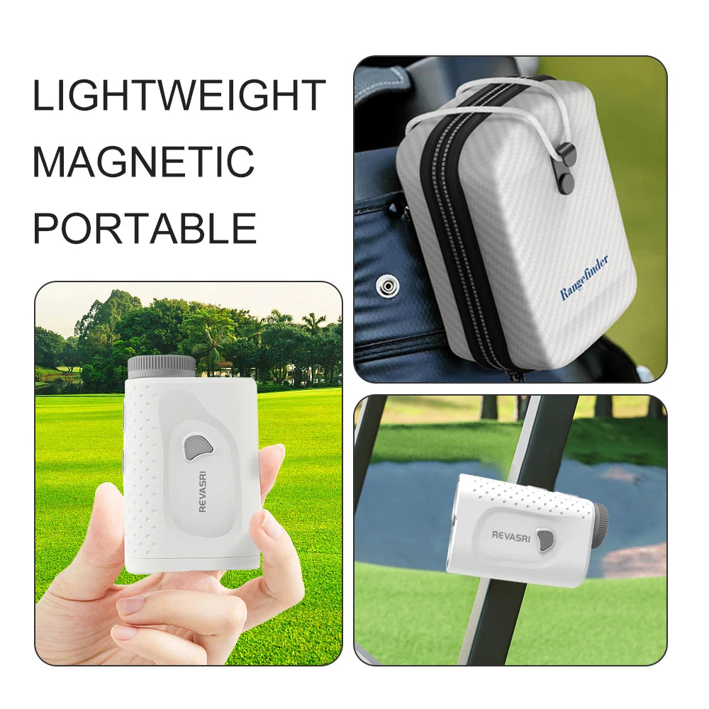 REVASRI Mini Magnetic Golf Rangefinder With Angle Switch