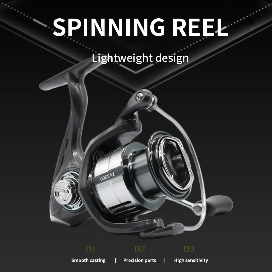 Rooblinos TV 1500 2500 Series Spinning Fishing Reel Gear Ratio 5 To 1