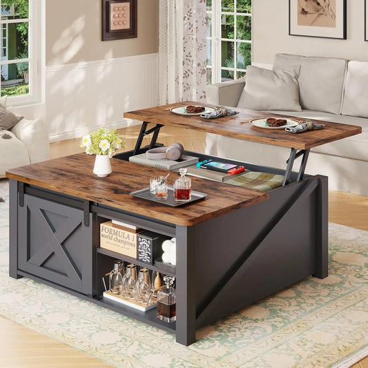 Lift Top Coffee Table With Storage For Living Room
