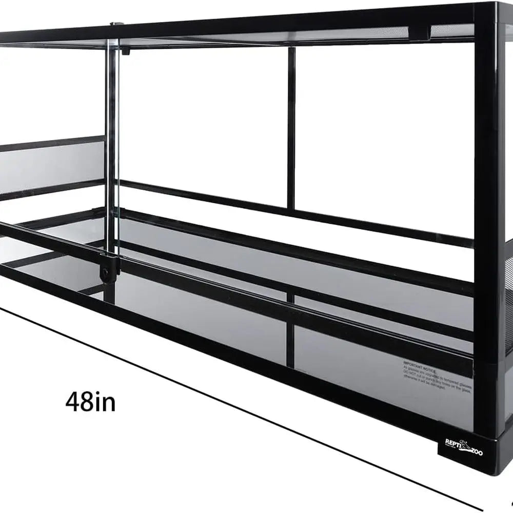 Tempered Glass Terrarium Habitat For Reptiles And Amphibians