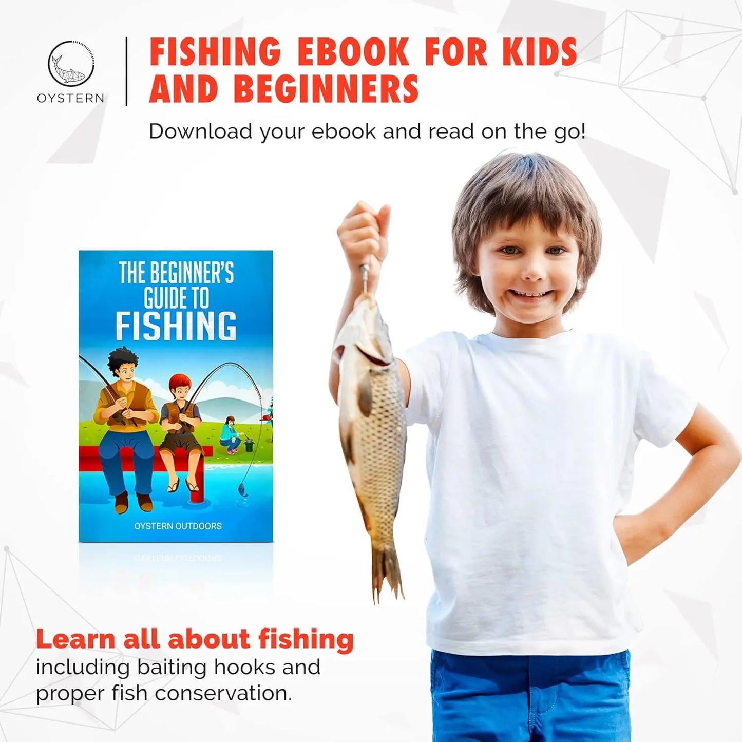 Kids Telescopic Fishing Pole Kit With Reel Tackle Bag