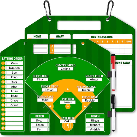 Magnetic Baseball Lineup Board For Dugout Coaches Pro