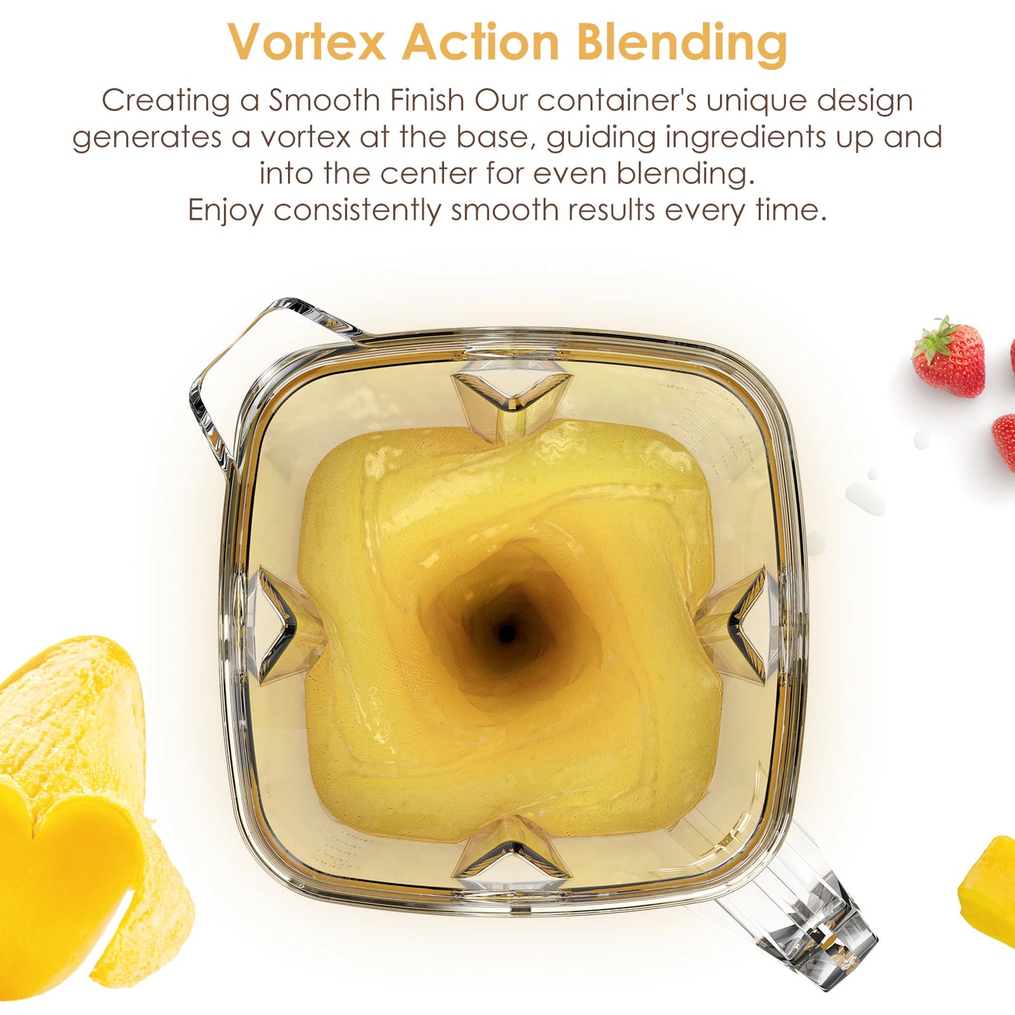 Biolomix BPA Free 3HP 2200W Heavy Duty Blender Juicer Food Processor