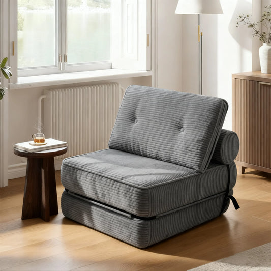 LISM Space Saving Sofa Bed With Vacuum Compression Sleeper Mattress