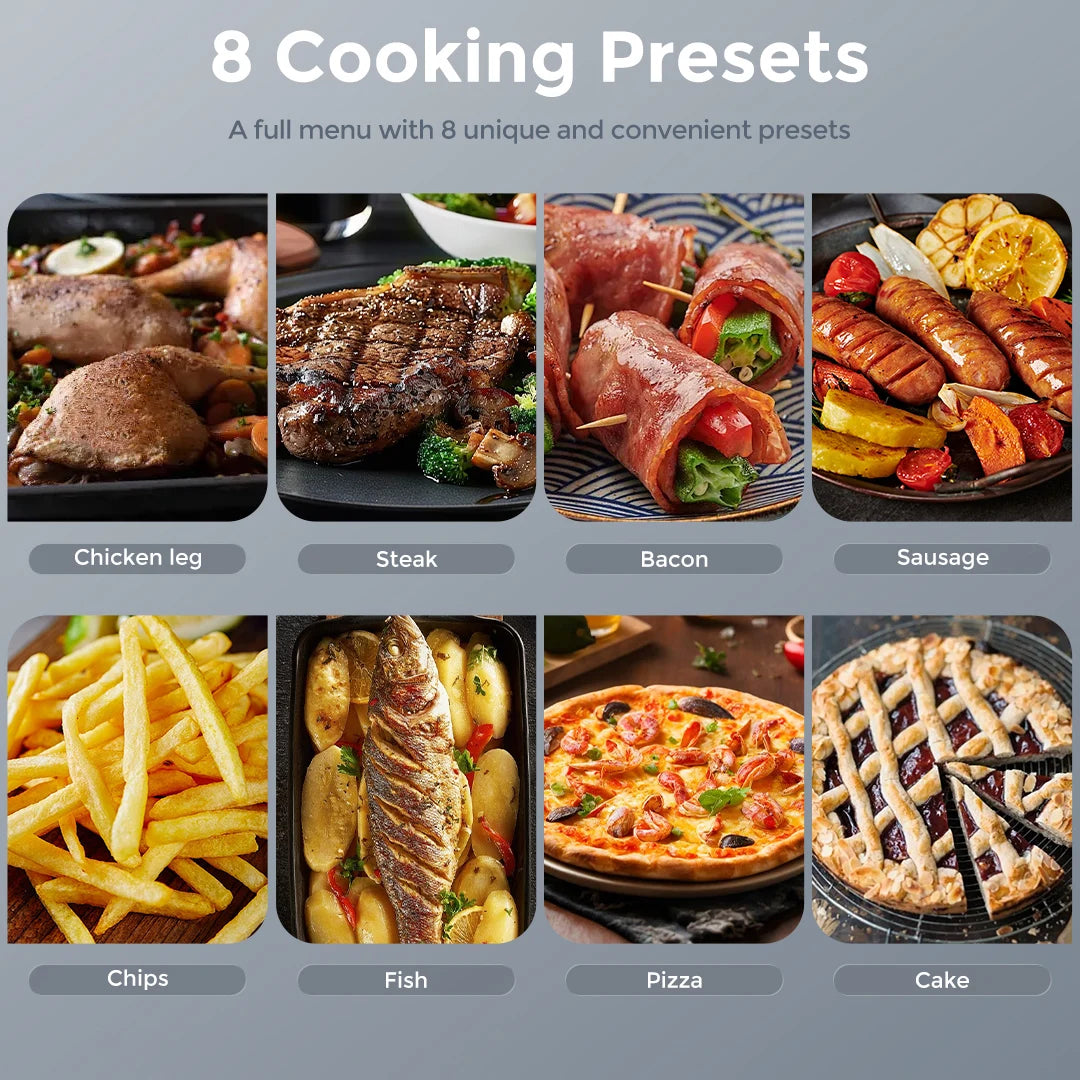 Sejoy 8 In 1 Air Fryer Oven Oilless Cooker