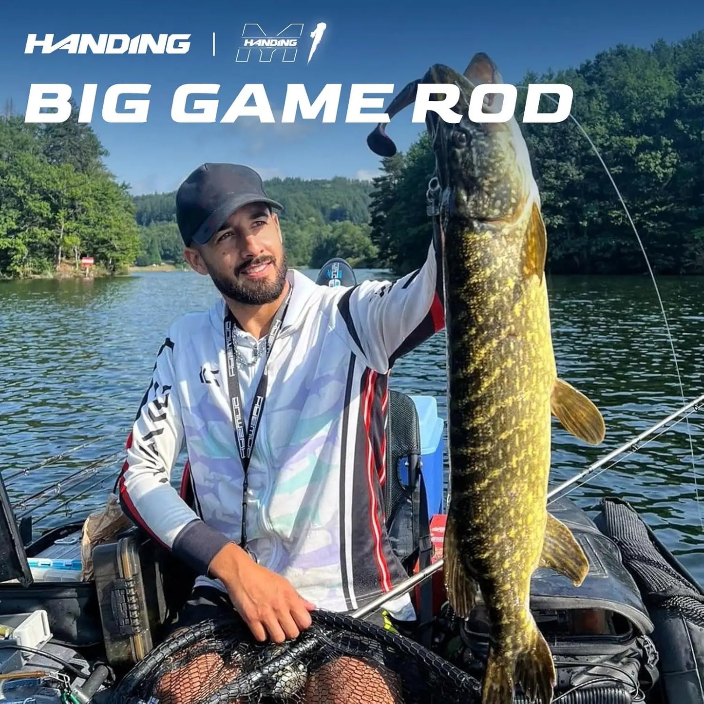 Heavy Duty Fishing Rod For Bass Pike Muskie Catfish