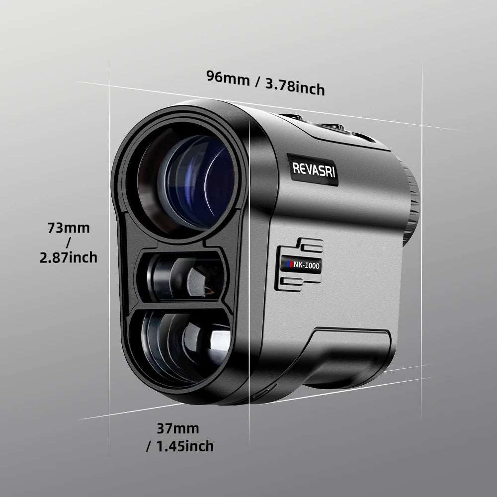 REVASRI Golf Rangefinder 6x Magnification With Slope Compensated Distance