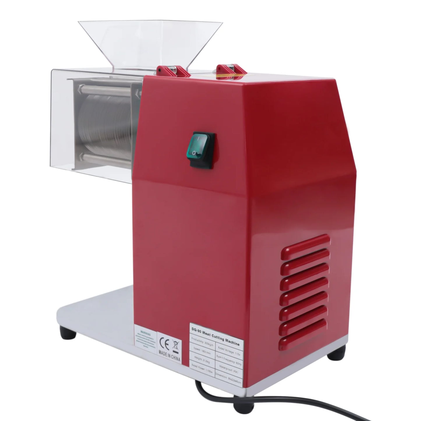 Bymaocar 1100W Electric Meat Grinder Stainless Steel Vertical