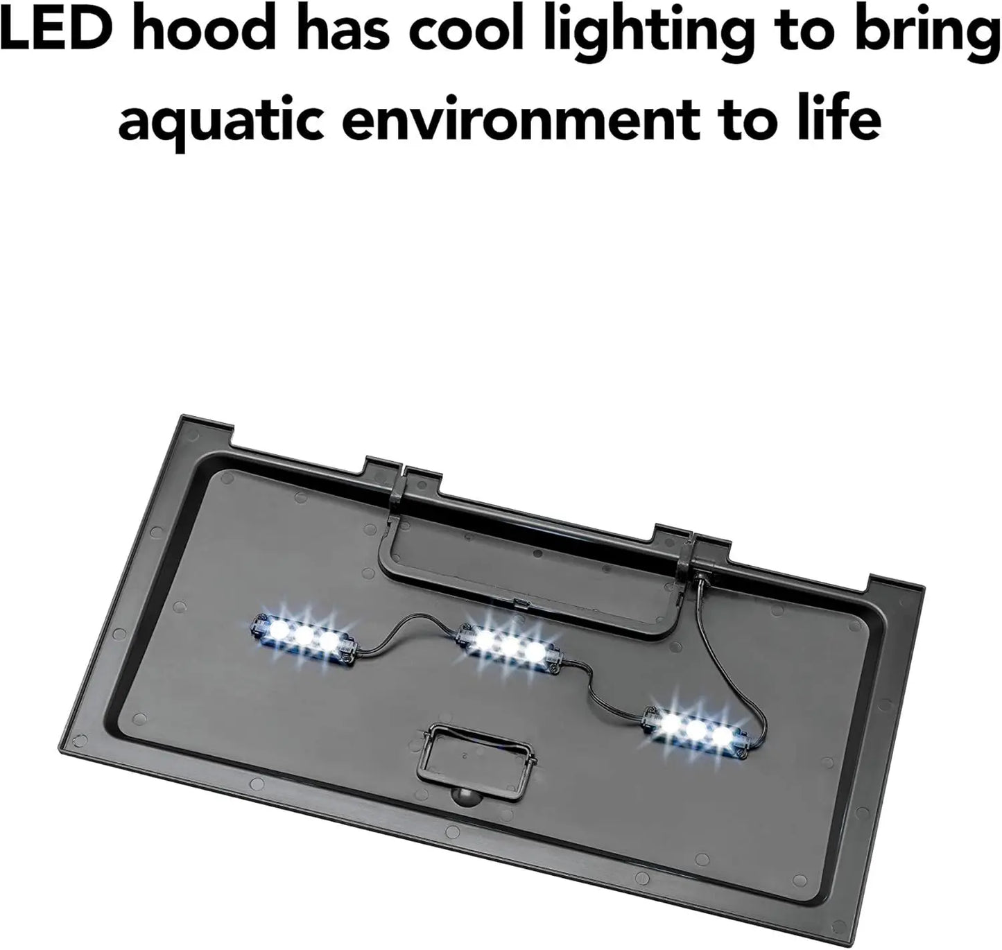 All-In-One Aquarium Starter Kit With LED Lighting For Freshwater Fish