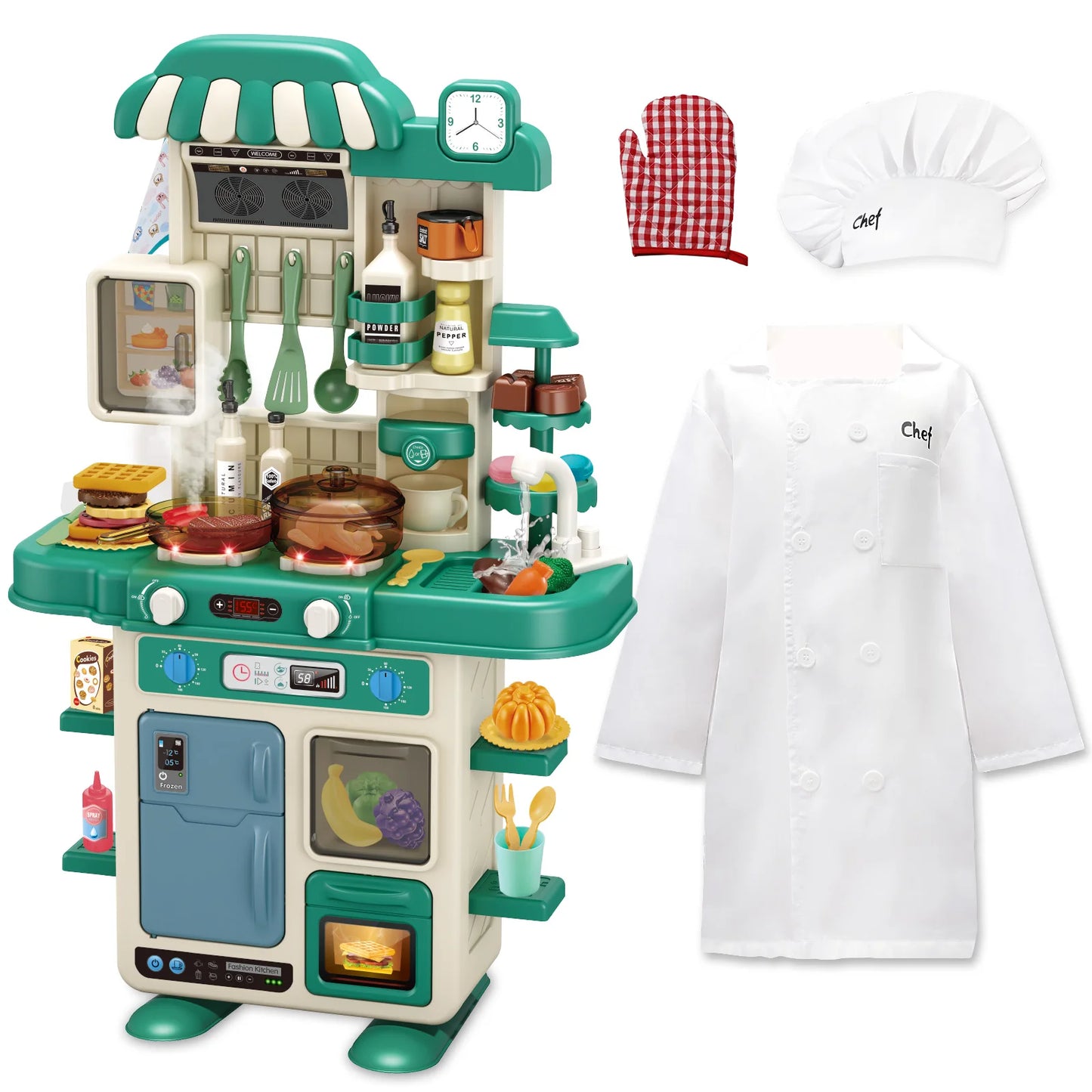 Jovow Kitchen Toys Set Unisex Ages 3 To 6 Assembly