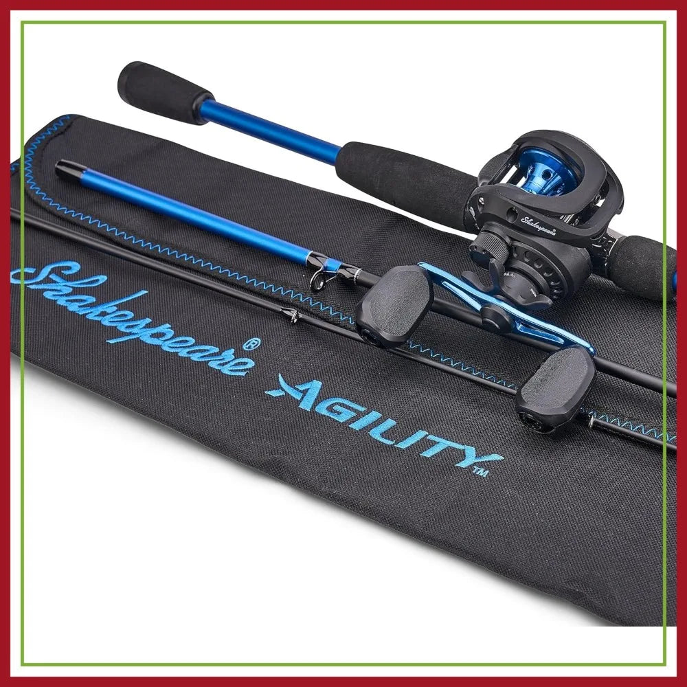 Agility Low Profile Baitcast Rod and Reel Combo System